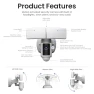 Превью Outdoor LED Smart Security Camera with Motion Sensor, 2-Way Audio, 5000 Lumens Floodlight, Works with Alexa and Google... — Outdoor Security & Flood Lighting, Feit Electric
