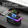 Превью Portable Bluetooth Speaker with Wireless Charging and Night Light — Portable Audio, Auvoda