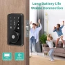 Превью Smart Lock, 4-in-1 Keyless Entry Door Lock for Front Door, Digital Door Lock with Keypad, Bluetooth Smart Deadbolt, App... — Electromagnetic Security Locks, MOUSETRO