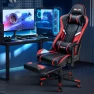 Превью 7-Point Massage Gaming Chair with Footrest and Recliner — Gaming Chairs, Douxlife