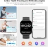 Превью AI Smart Watch with ChatGPT, Bluetooth Calling, 110+ Fitness Modes, Health Monitor, IP68 Waterproof — Smartwatches, uaue