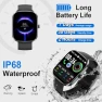 Превью AI Smart Watch with ChatGPT, Bluetooth Calling, 110+ Fitness Modes, Health Monitor, IP68 Waterproof — Smartwatches, uaue