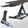 Превью Electric Motor Desk Converter with Height Adjustable Riser and Wide Keyboard Tray — Mounts, VIVO