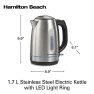 Превью Electric Tea Kettle with LED Light Ring — Electric Kettle, Hamilton Beach