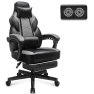 Превью Gaming Chair with Footrest and Massage Lumbar Support — Gaming Seating Solutions, Meilocar