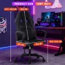 Превью Gaming Chair with Massage, Ergonomic Office Desk Chair, Adjustable Lumbar Support & Headrest, Computer Task Chair, 360°... — Desk Chairs, BestOffice