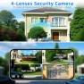 Превью 4-Lens Security Camera System — Outdoor Security Cameras, GUDFIDELIO