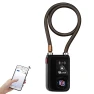 Превью Keyless Bluetooth Bike/Motorcycle/Gate Lock with Alarm and Braided Steel Cable — Padlocks & Hasps, NUNET
