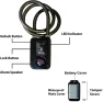 Превью Keyless Bluetooth Bike/Motorcycle/Gate Lock with Alarm and Braided Steel Cable — Padlocks & Hasps, NUNET