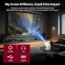 Превью Wireless Mini Projector with WiFi 6 and Bluetooth, 4K 1080P Support, Portable, 180° Rotatable, 17"-130" Screen — Home Theater Projectors, Geylnxng