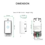 Превью Smart WiFi Light Switch 3 Gang — Dimmer Switches, Lesim