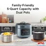 Превью 8-in-1 Electric Pressure Cooker with Dual Pots — Electric Pressure Cookers, Midea