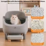 Превью Automatic Self-Cleaning Litter Box with Raised Step, Open Top, and Smart App Control — Waste Bins, HALKYDY