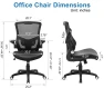 Превью Ergonomic Desk Chair with Adjustable Lumbar Support and Flip-up Arms — Desk Chairs, X XISHE