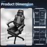 Превью Gaming Chair with Footrest and High Back — Gaming Chairs, DL-win