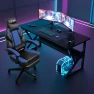 Превью Gaming Chair with Footrest and Massage Lumbar Support — Gaming Chairs, DL-win