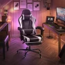 Превью Gaming Chair with Footrest and Massage Lumbar Support — Gaming Seating Solutions, Shahoo