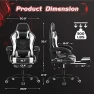 Превью Gaming Chair with Footrest and Massage Lumbar Support — Gaming Seating Solutions, Shahoo