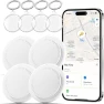 Превью Bluetooth Tracker Tags 4 Pack with Waterproof Keyrings — Item Locators, LAOLASEED