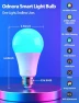 Превью Smart Light Bulbs, Color Changing, 4 Pack — Incandescent, Odnora
