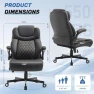 Превью Big and Tall Office Chair with Inflatable Lumbar Support — Desk Chairs, Sofetura