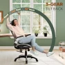 Превью Ergonomic Office Chair with Headrest, Flip-Up Arms, Tilt Lock, and Wide Cushion — Desk Chairs, GABRYLLY