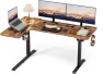 Превью L Shaped Standing Desk Electric Adjustable Height, Corner Standing Desk, Electric Sit Stand Table with Reversible Splice... — Monitor Stands, Acrolix