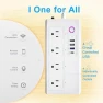 Превью Smart Power Strip Surge Protector with Fast Charge — Power Distribution Units, XENON