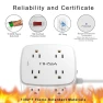 Превью Surge Protector Power Strip with 8 Outlets and 4 USB Ports — Power Solutions & Surge Protection, YISHU