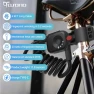 Превью Fingerprint Bicycle Lock with Key Lightweight Anti-Theft and Weather Resistant Digital Electronic Biometric Intelligent... — Cable, OFASONO