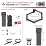 Превью FoldyLock Compact Folding Bike Lock — Chain, Seatylock