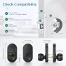Превью Keypad Smart Door Lock with Knob — Electromagnetic Security Locks, Yamiry