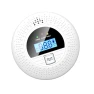 Smoke & Carbon Monoxide Detector with WiFi Sync, LCD Display, 85dB Alarm, Battery Powered, Easy Install — Smoke & CO Detectors, ABORNI