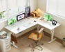 Превью Electric L-Shaped Standing Desk with Height Adjustment — Office, Casaottima