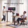 Превью Electric Standing Desk, Adjustable Height Stand up Desk, 40x24 Inches Sit Stand Home Office Desk with Splice Board — Office, Claiks