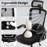 Превью Ergonomic Office Chair with Adjustable Lumbar Support and Headrest — Desk Chairs, Fizzin