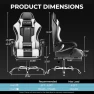 Превью Gaming Chair with Footrest and Lumbar Support — Gaming Chairs, GTPLAYER