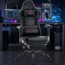 Превью Gaming Chair with Footrest, Massage Lumbar Support, and Gel Pad — Gaming Chairs, Morkprism