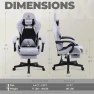 Превью Gaming Chair with Massage and Footrest — Gaming Chairs, Dowinx