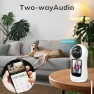 Превью Indoor Smart Camera with 360° Vision, Motion Tracking, 2-Way Audio, and Treat Toss — Cameras & Monitors, Bobotails