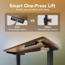 Превью Small Electric Standing Desk Adjustable Height — Office, HUANUO