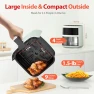 Превью Smart Compact Air Fryer with Viewing Window — Air Fryers, Beelicious