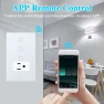 Превью Combination Smart Touch Light Switch and Smart WiFi Power Wall Outlet — Outlet Switches, KEYGMA
