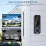 Превью Doorbell Camera Wireless with Indoor Receiver — Motion Sensors, Hubposh