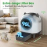 Превью Self Cleaning Litter Box with Cat Ears Design — Waste Bins, OROLEY