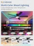Превью Smart Ceiling Fan with RGB Lights — Ceiling Fans, ZMISHIBO