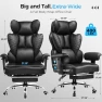 Превью Big and Tall Gaming Chair with Foot Rest, Ergonomic Pocket Spring Lumbar Support, High Back 3D Saddle Shaped Cushion — Gaming Chairs, GTRACING