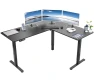 Превью Electric Corner L-Shaped Standing Desk — Standing Desk, VIVO