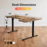 Превью Electric Standing Desk, L-Shaped 55 Inches Height Adjustable Desk, Sit and Stand up for Work Office Home, Ergonomic... — Mounts, Agilestic