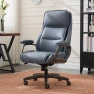 Превью Ergonomic Vegan Leather High-Back Executive Office Chair — Desk Chairs, Serta